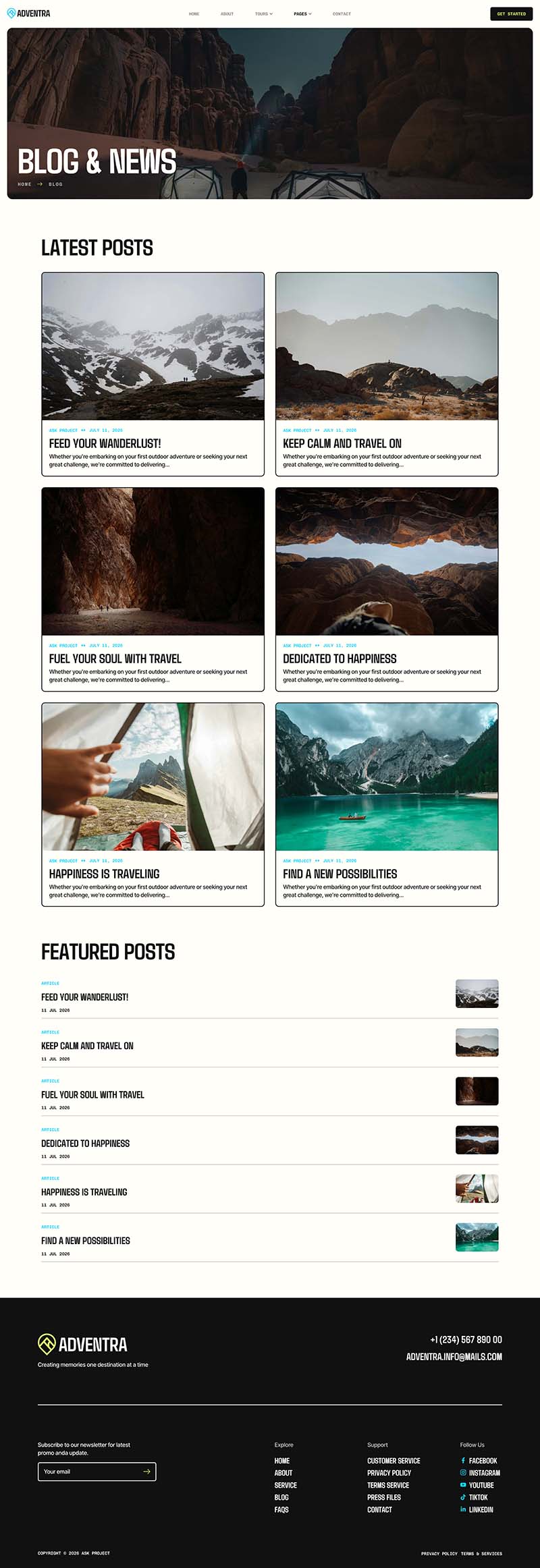 Blog — Adventra - Adventure Tour Operator Elementor Template