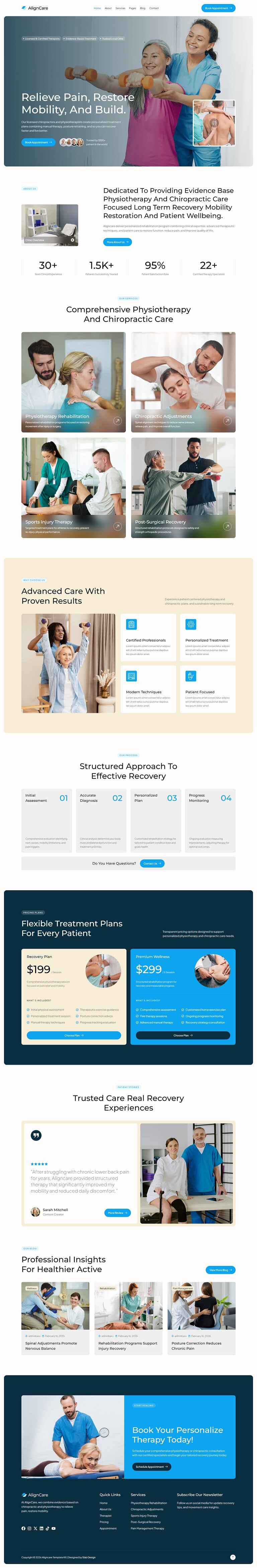 Home — Aligncare - Physiotherapy & Chiropractic Elementor Template Ki Elementor Template