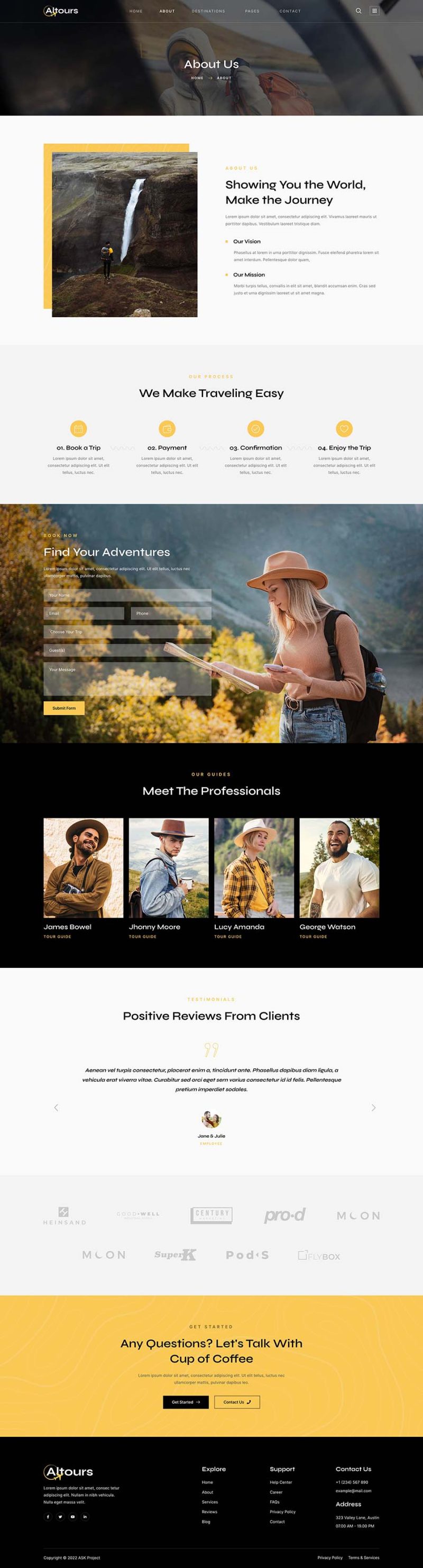 About — Altours - Travel & Tour Agency Elementor Template