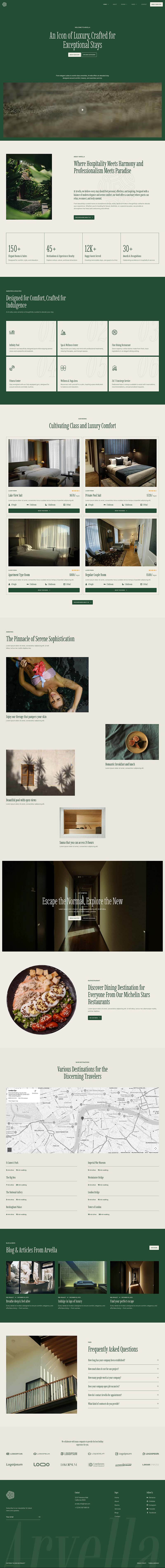 Home 2 — Arvella - Tropical Hotel & Resort Elementor Template