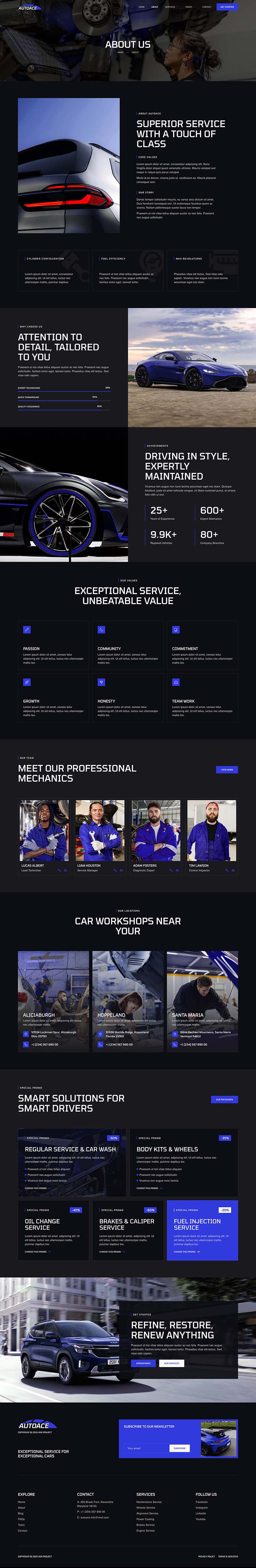 About — Autoace - Car Repair & Auto Service Elementor Template