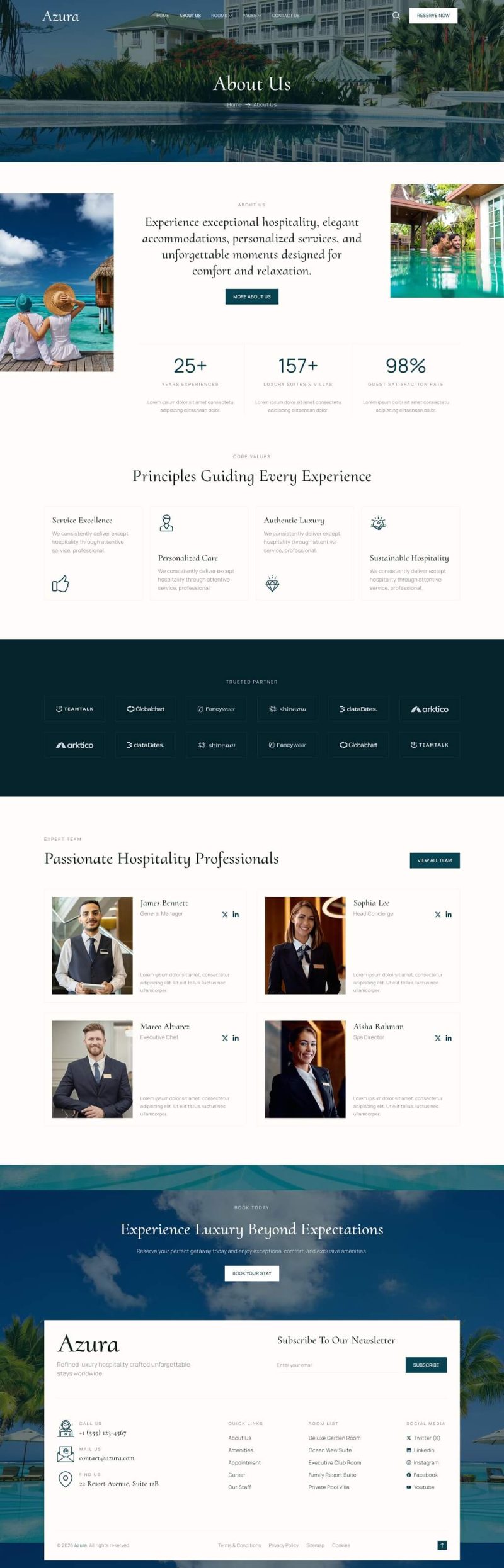 About Us — Azura - Luxury Hotel & Resort Elementor Template
