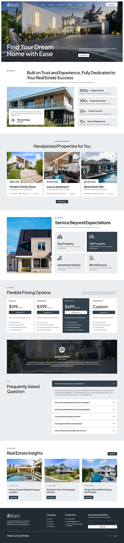 Home — Baiti - Real Estate & Property Elementor Template