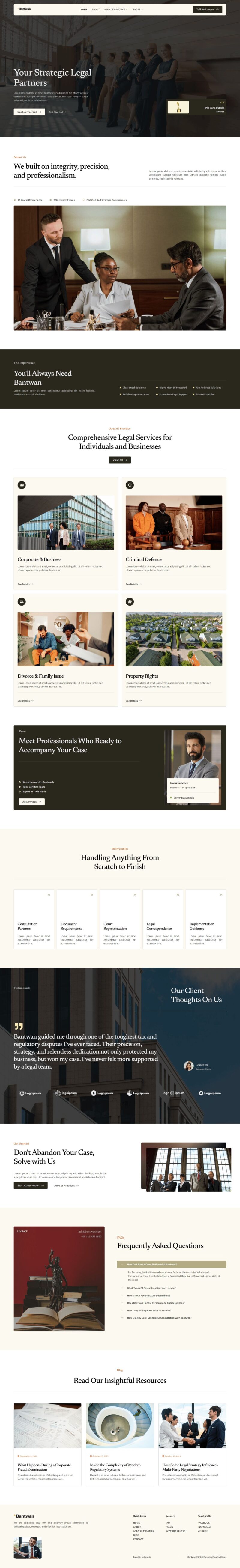 Home — Bantwan - Law Firm & Attorney Service Elementor Template