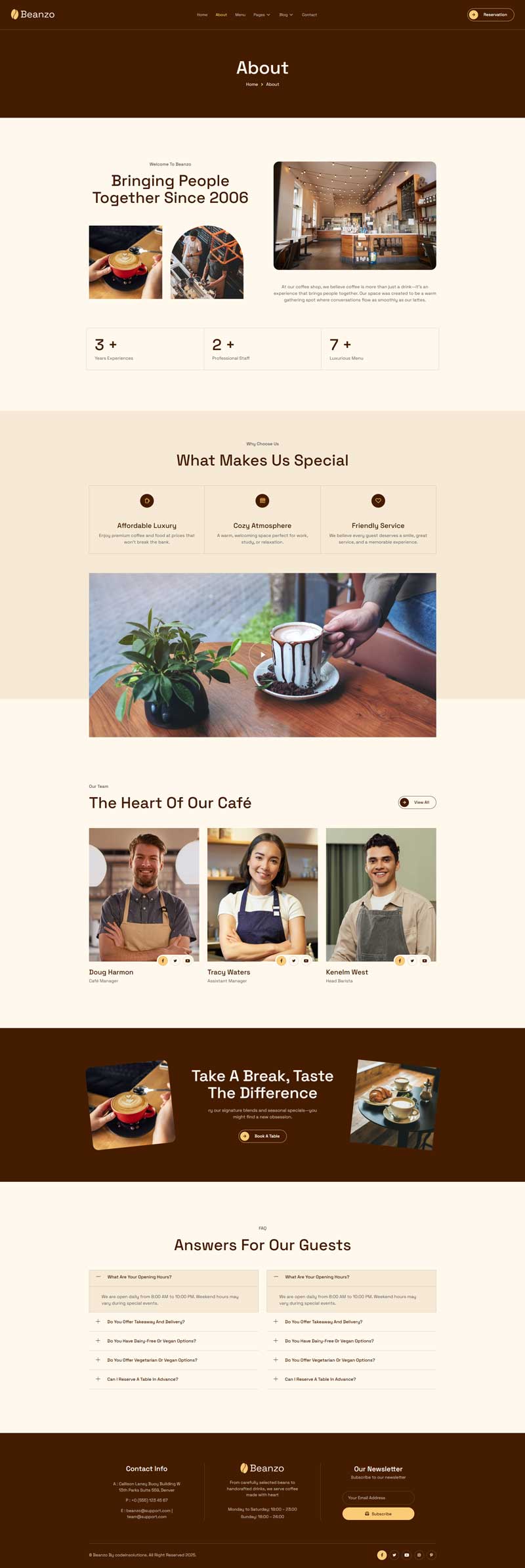 About — Beanzo - Coffee Shop & Cafe Elementor Template