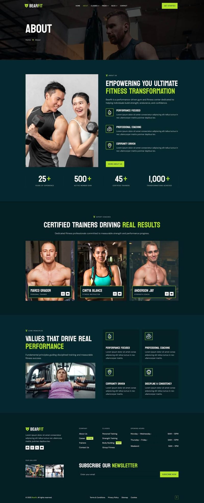 About — Bearfit - Gym & Fitness Center Elementor Template