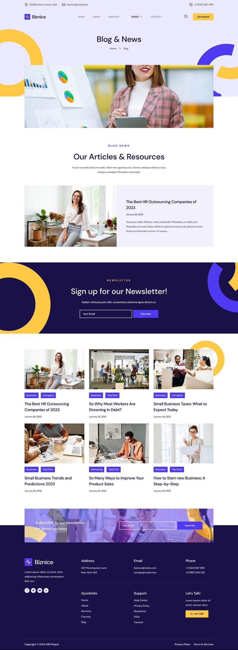 Blog — Biznice - Business Coach Elementor Template