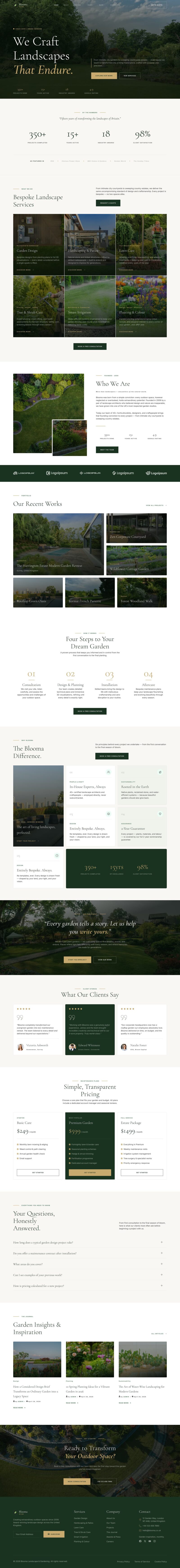 Home — Blooma - Landscape & Gardening Elementor Template