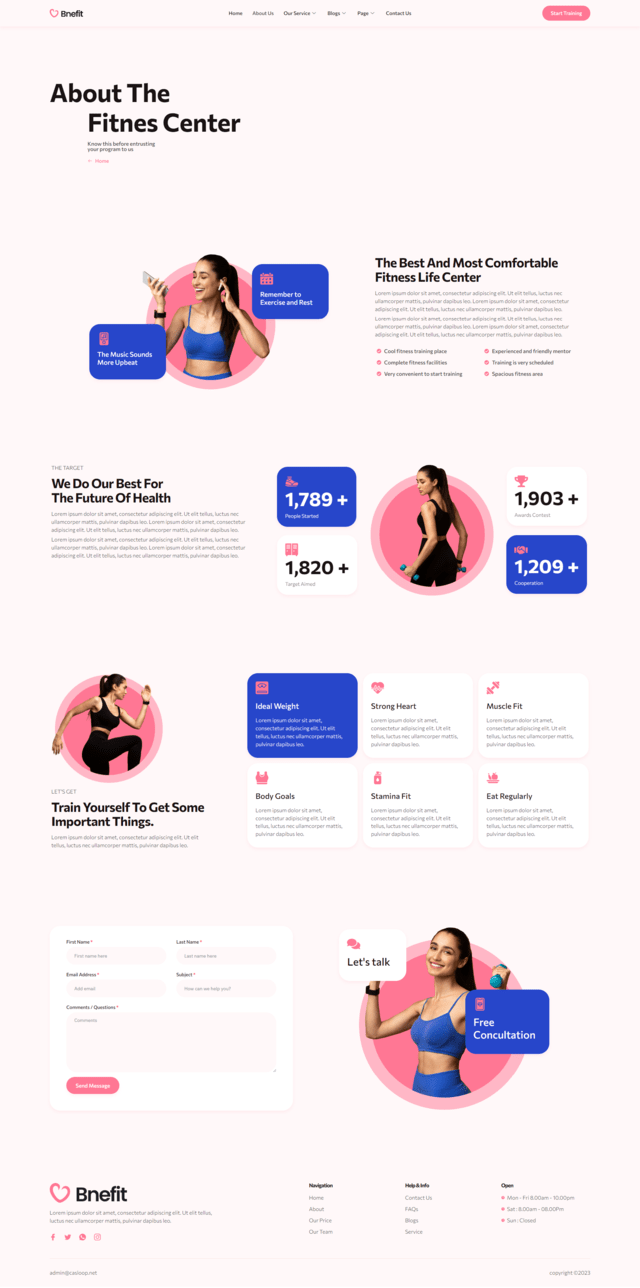 About Us — Bnefit - Gym & Fitness Center Elementor Template