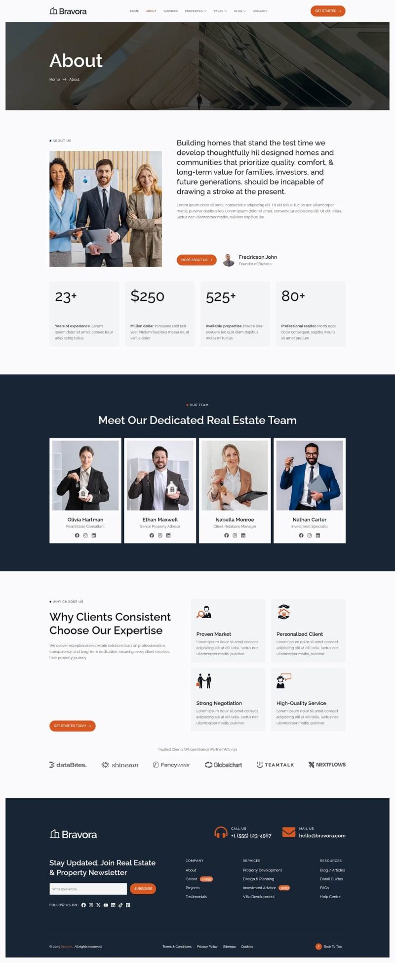 About — Bravora - Real Estate & Property Elementor Template
