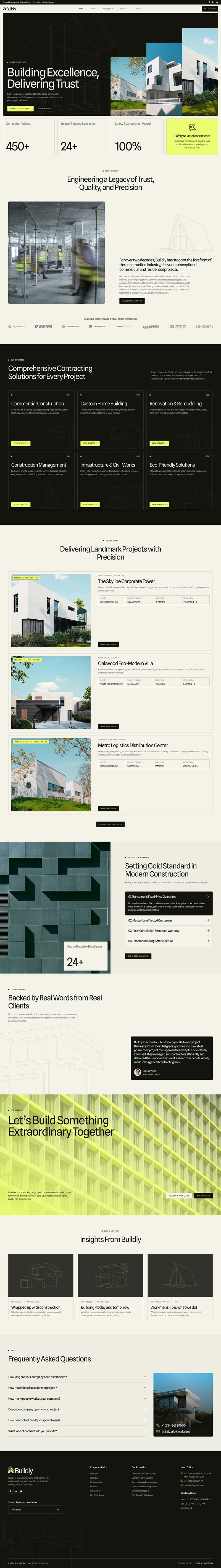 Home — Buildly - Contractor & Construction Elementor Template