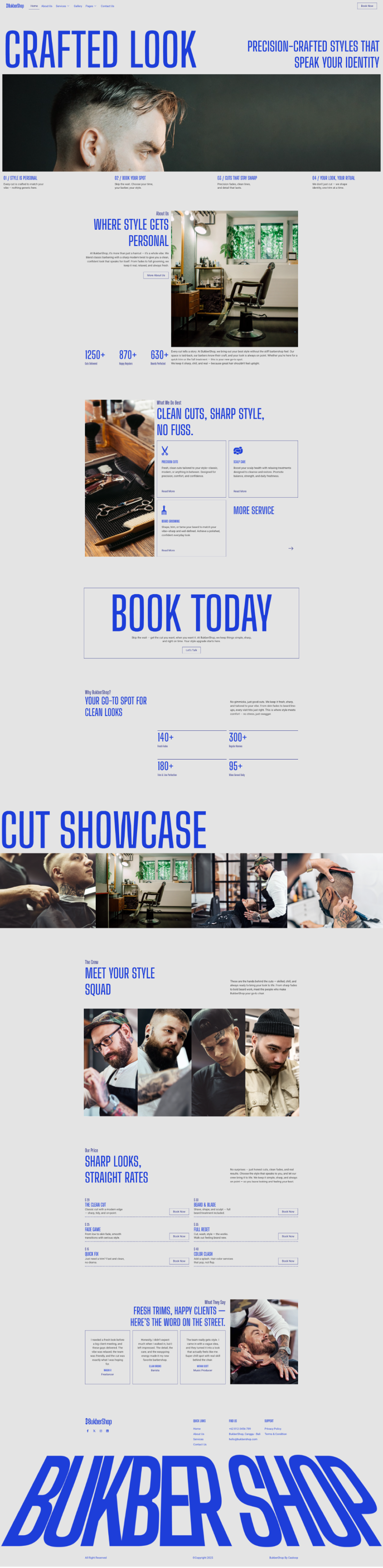 Home — Bukber - Clean Modern Salon & Barbershop Elementor Template