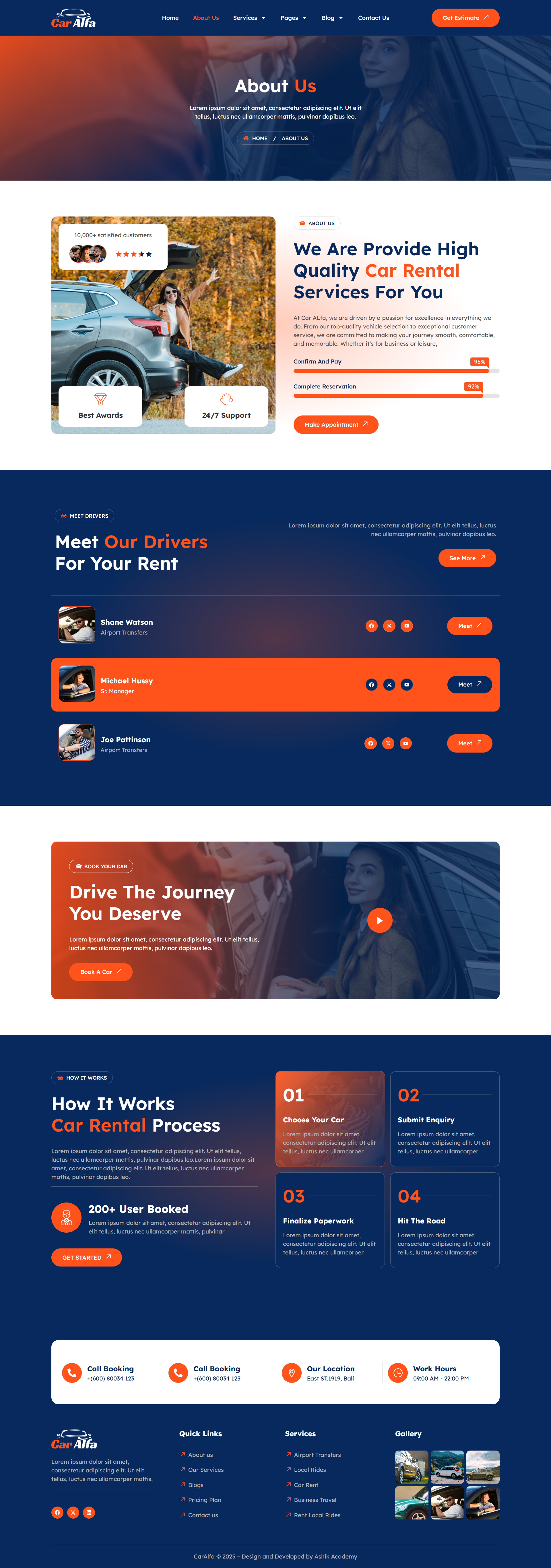 About — CarAlfa - Car Rental & Dealer Elementor Pro Elementor Template