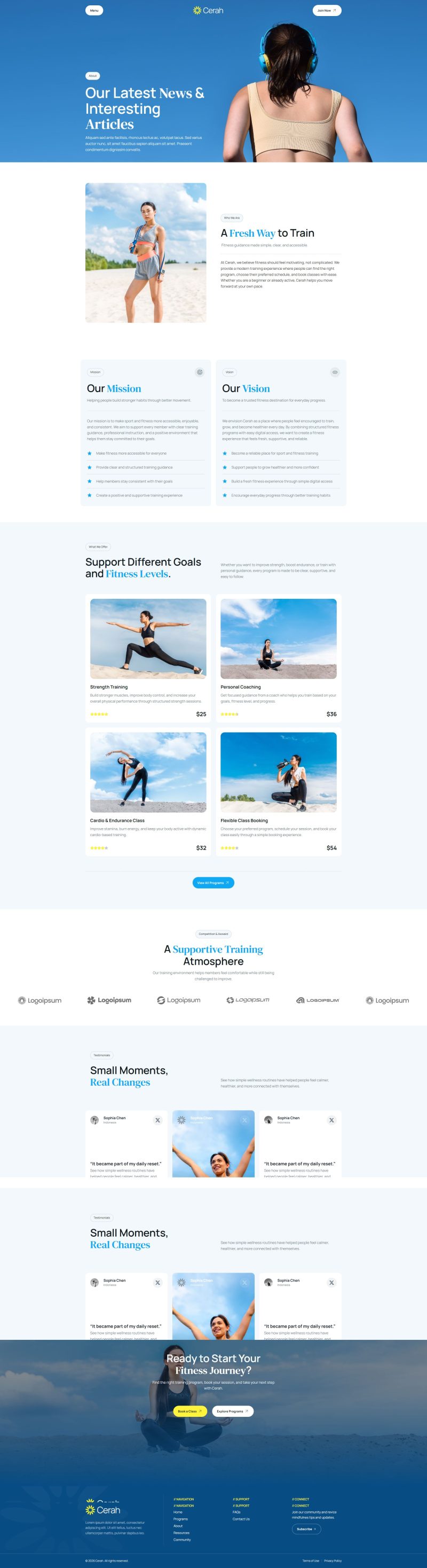 About — Cerah - Sport & Fitness Elementor Template
