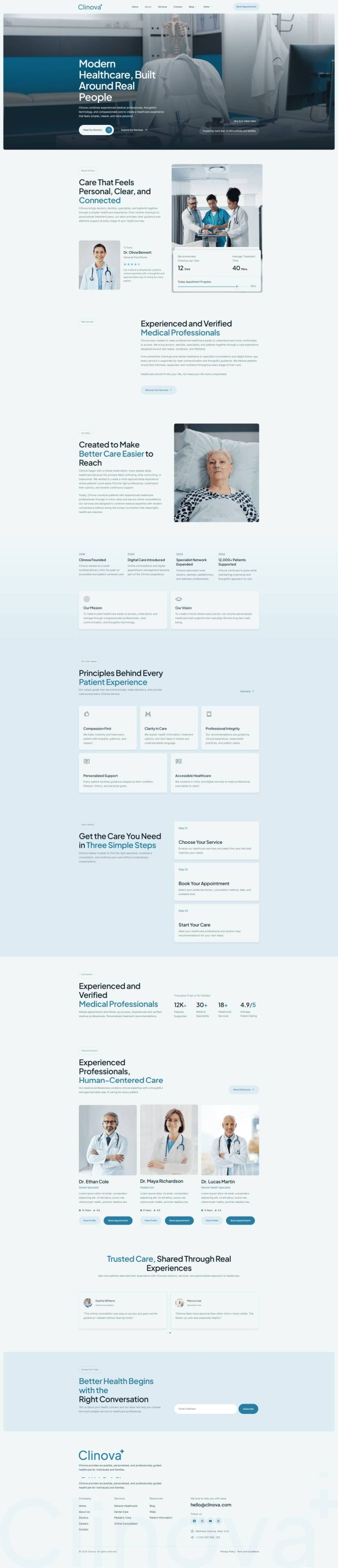 About — Clinova - Health & Medical Elementor Template