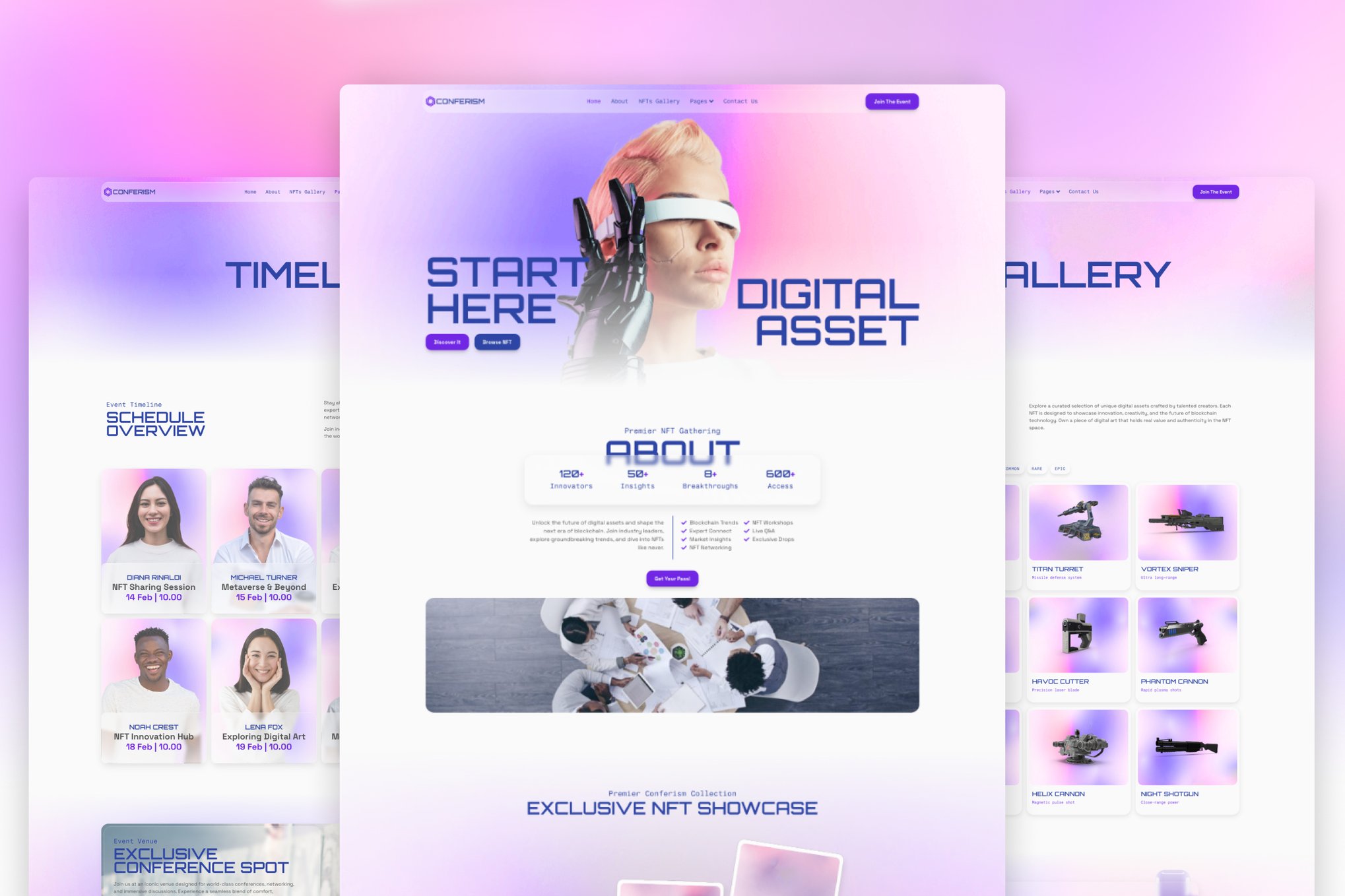 Conferism - Events & Entertainment Elementor Template — Elementor template kit cover