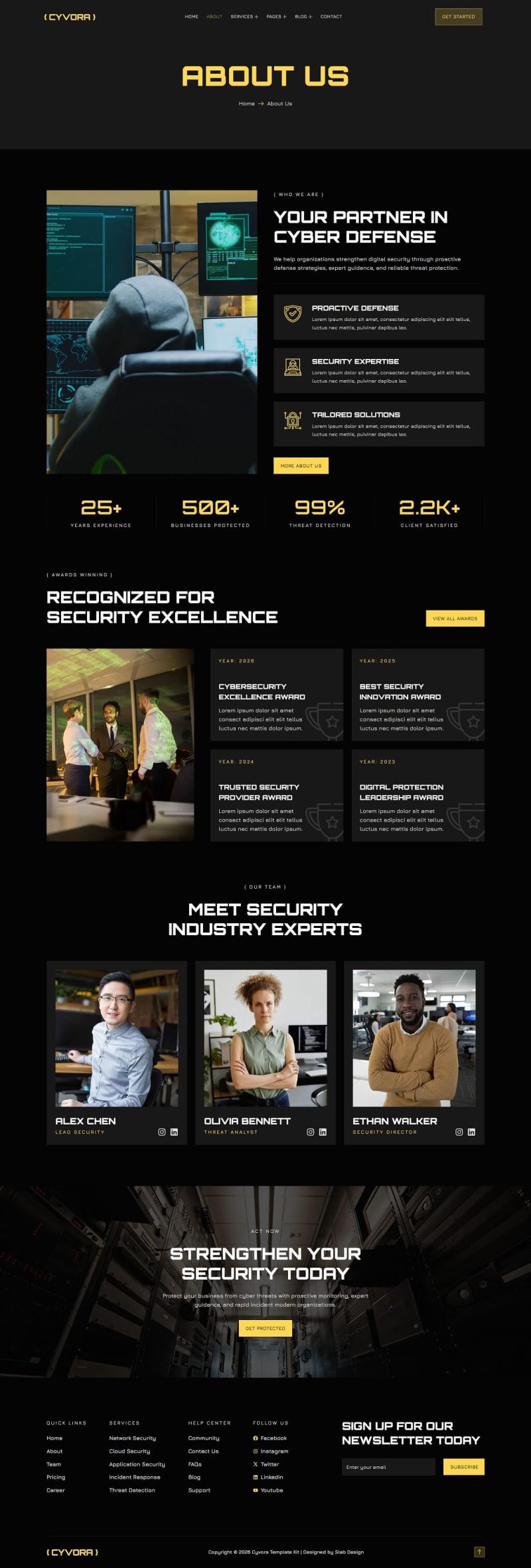 About Us — Cyvora - Cyber Security Services Elementor Template