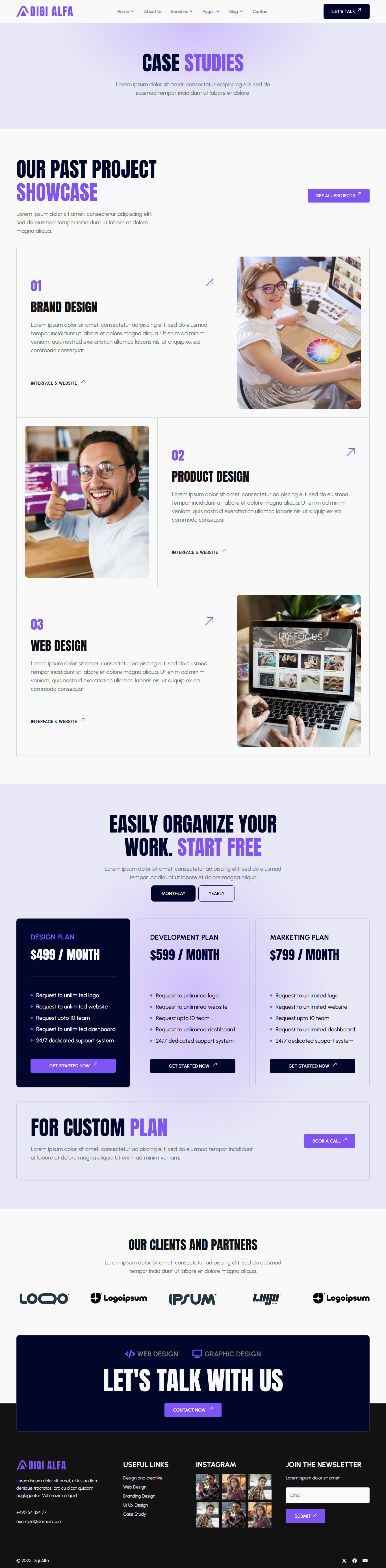 Case Studies — DigiAlfa - Digital Agency Elementor Template