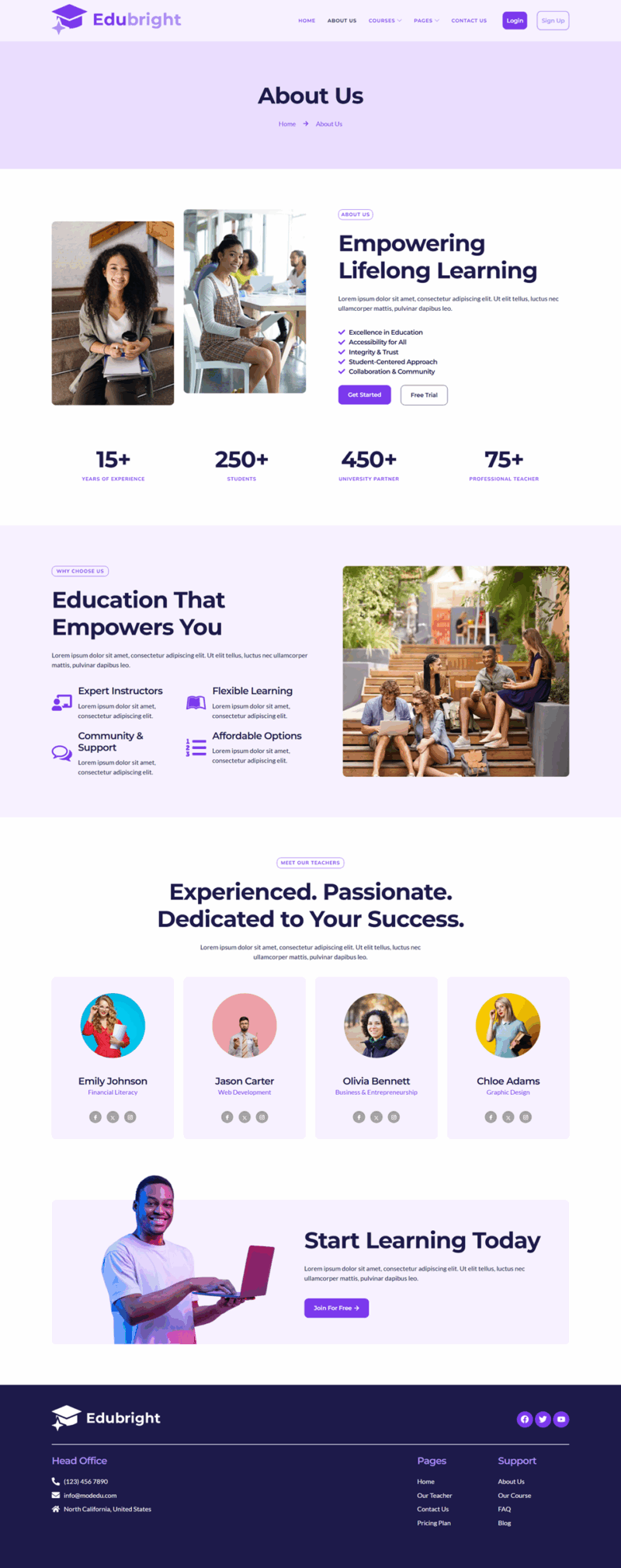 About — Edubright - Online Course & Education Elementor Template