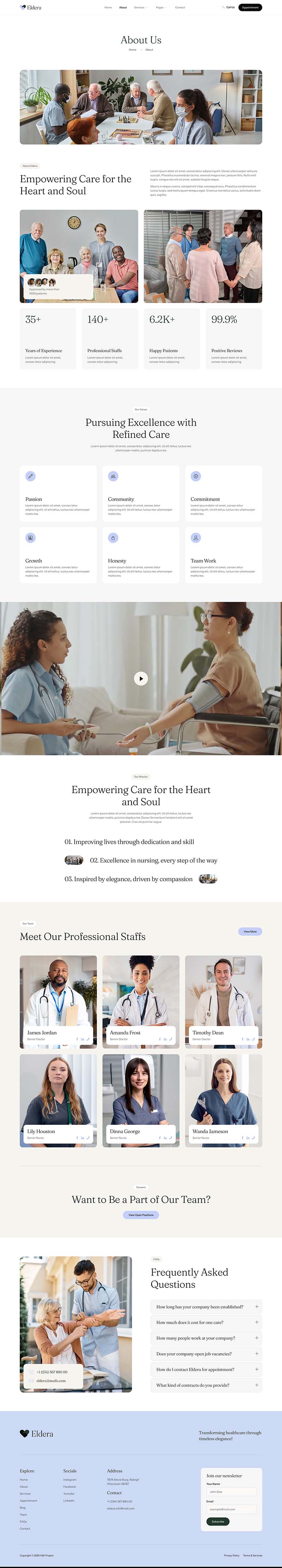 About — Eldera - Elderly & Senior Care Elementor Template