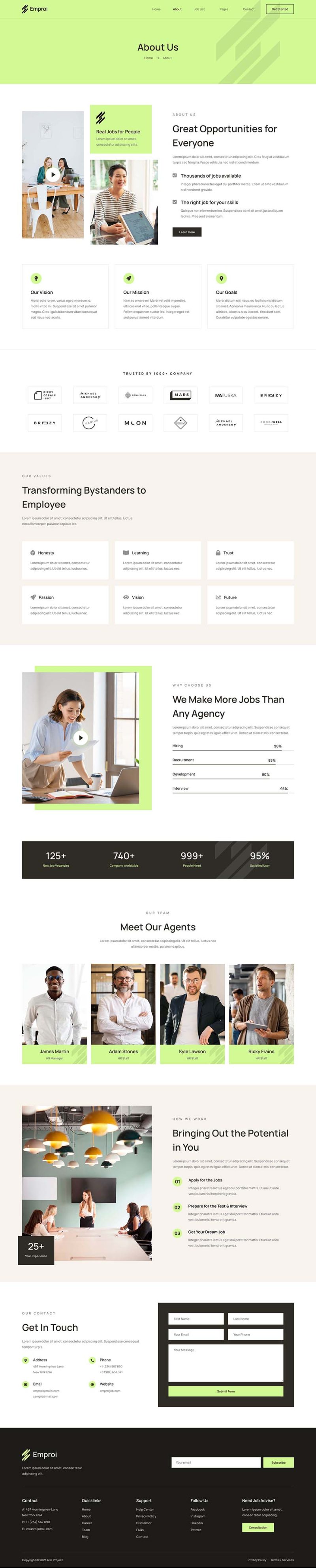 About — Emproi - Human Resources & Recruitment Agency Elementor Template