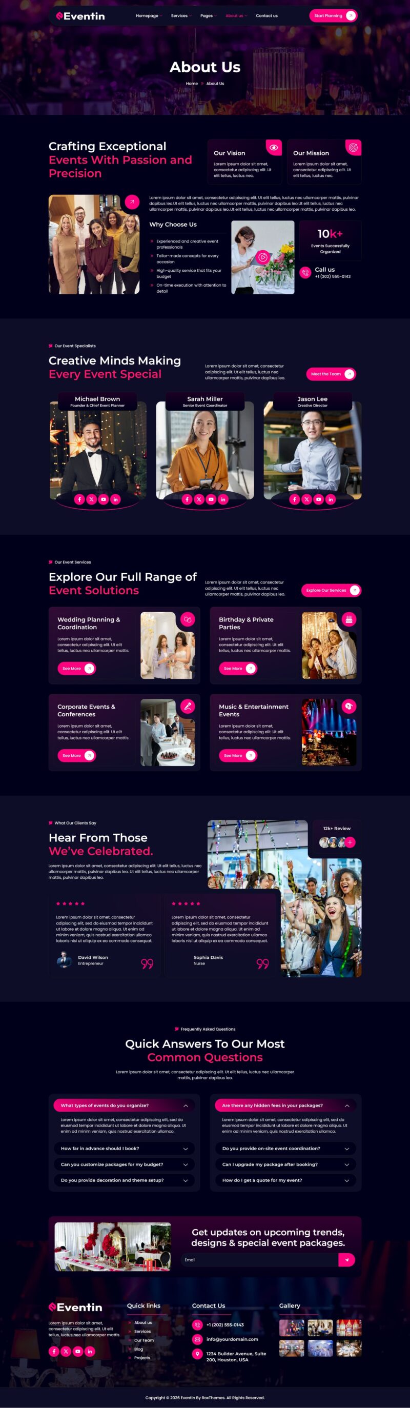 About Us — Eventin - Event Organizer & Planner Elementor Template