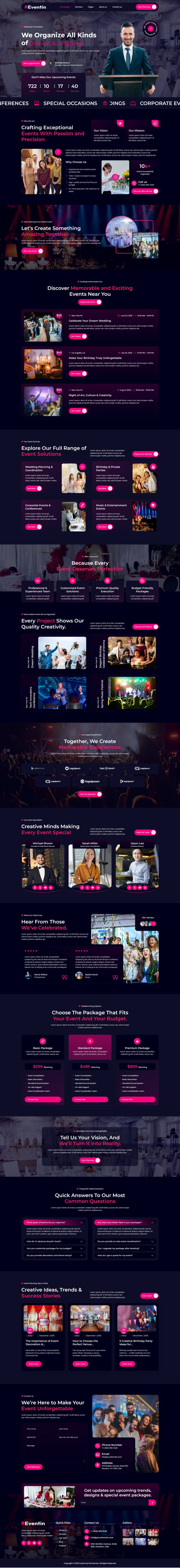 Home 02 — Eventin - Event Organizer & Planner Elementor Template