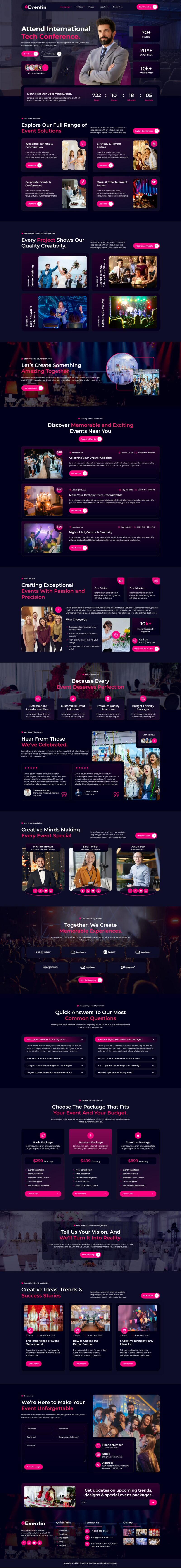 Home — Eventin - Event Organizer & Planner Elementor Template