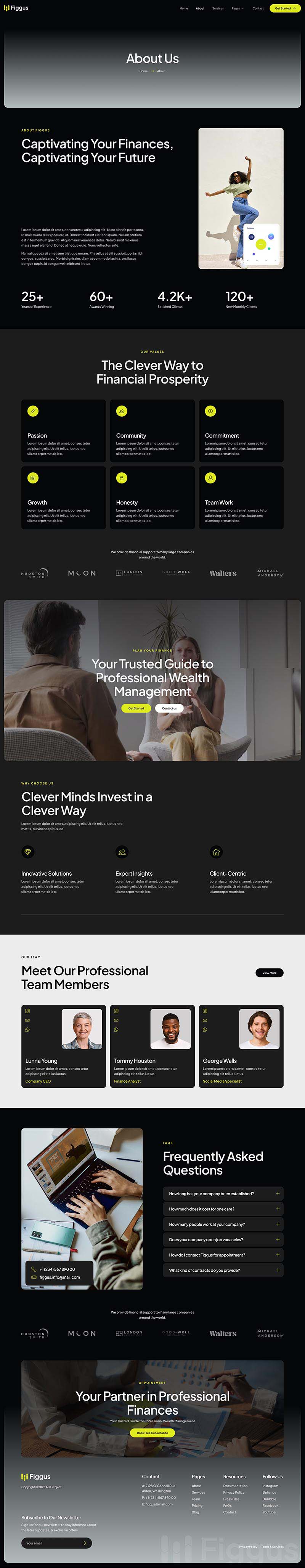 About — Figgus - Finance & Investment Elementor Template