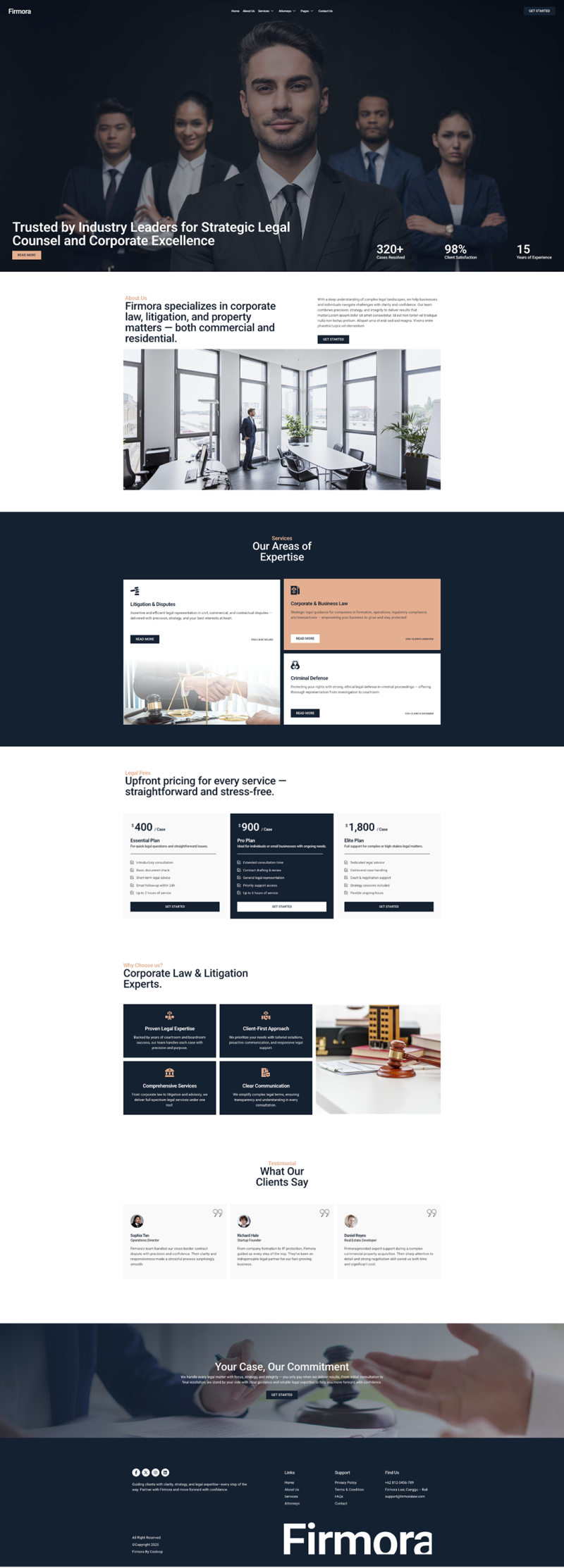 Home — Firmora - Modern Professional Law Firm & Attorney Elementor Template