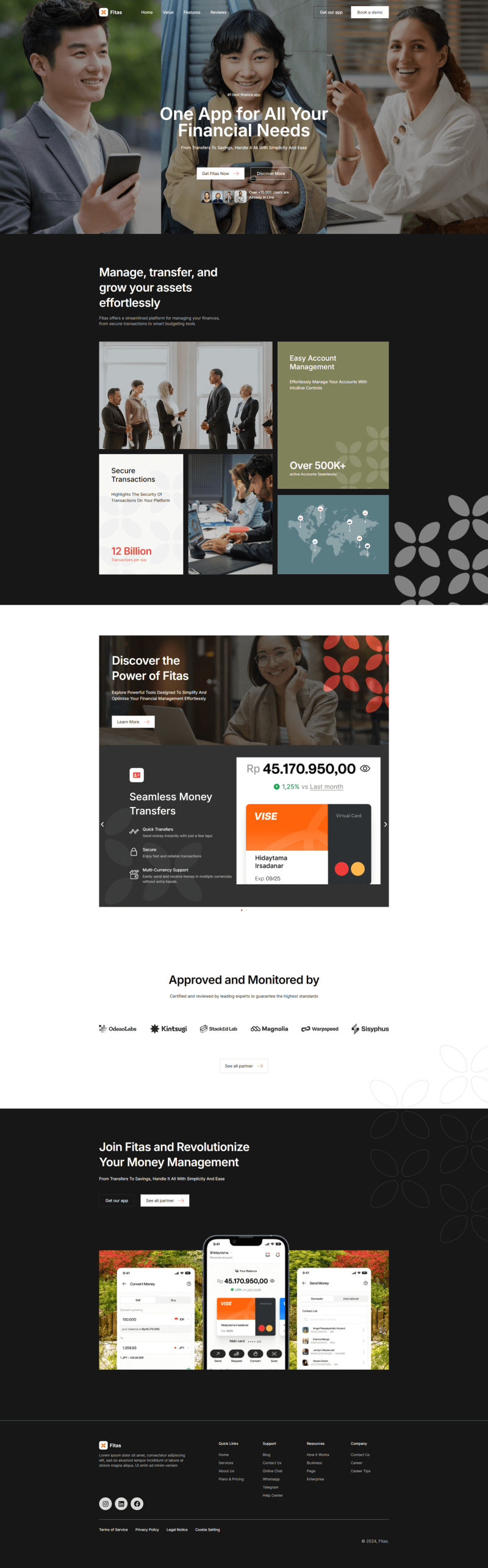 Home — Fitas - Finance Management Elementor Pro Elementor Template