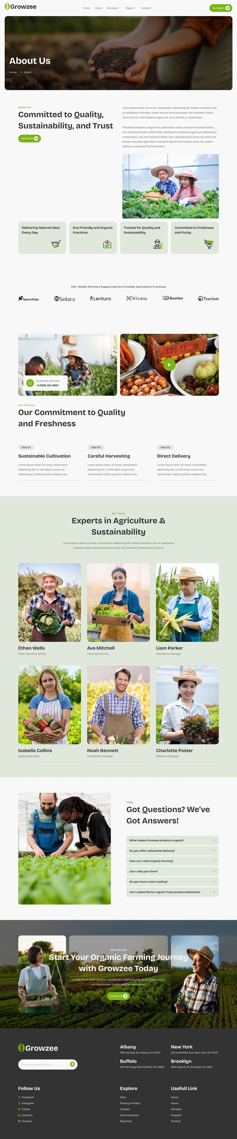 About us — Growzee - Agriculture & Organic Farming Elementor Template