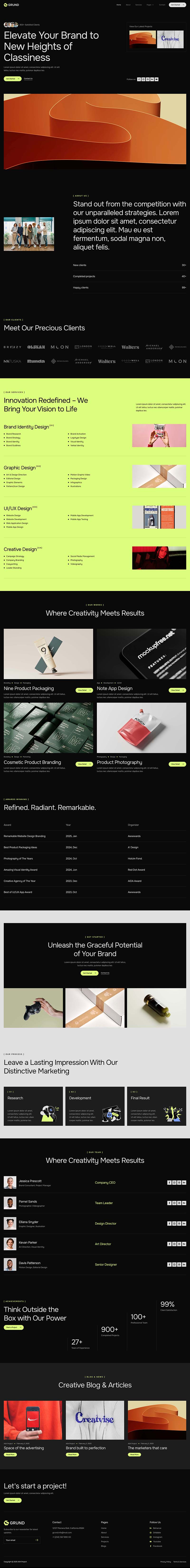 Home — Grund - Creative Digital Agency Elementor Template