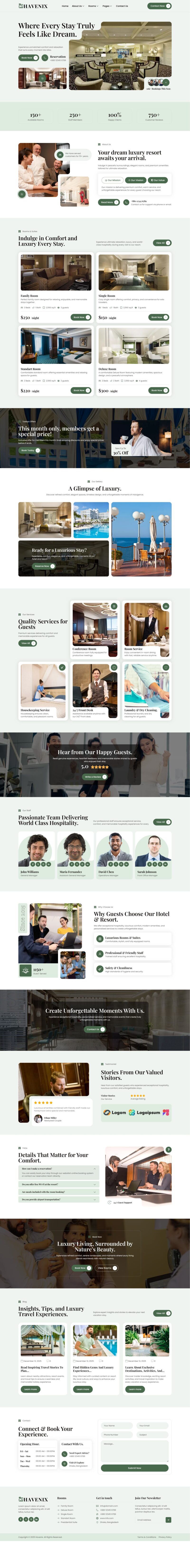 Home — Havenix - Hotel & Resort Elementor Template