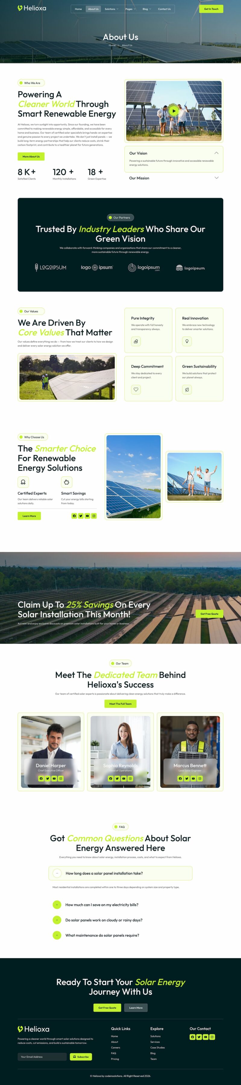 About Us — Helioxa - Solar & Green Renewable Energy Elementor Template
