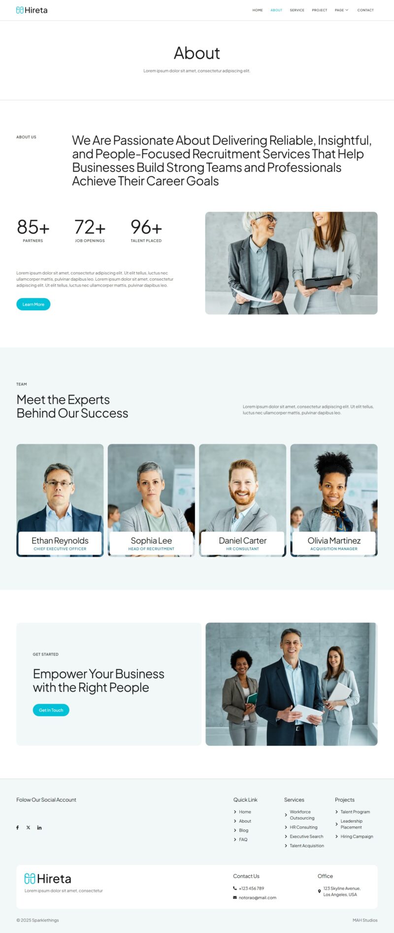 About — Hireta - Human Resource & Recruitment Agency Elementor Template