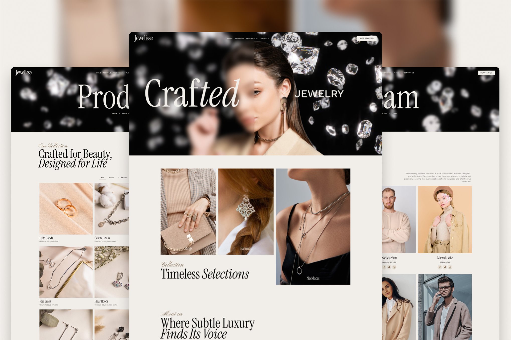 Jewelisse - Modern Luxury Jewelry Store Elementor Template — Elementor template kit cover