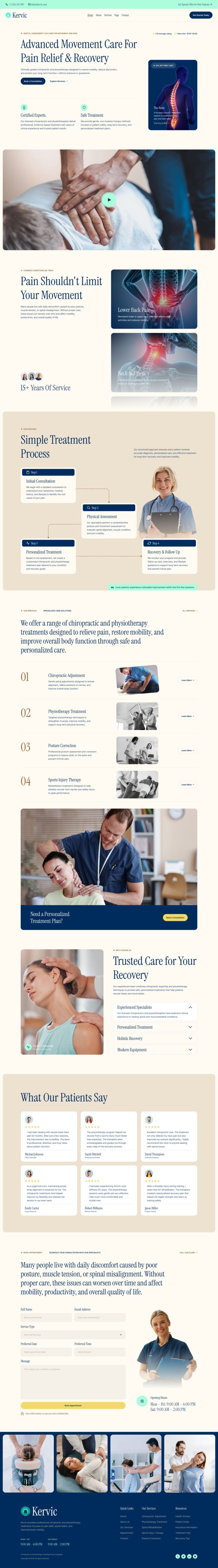 Home — Kervic – Chiropractic & Physiotherapy Elementor Template