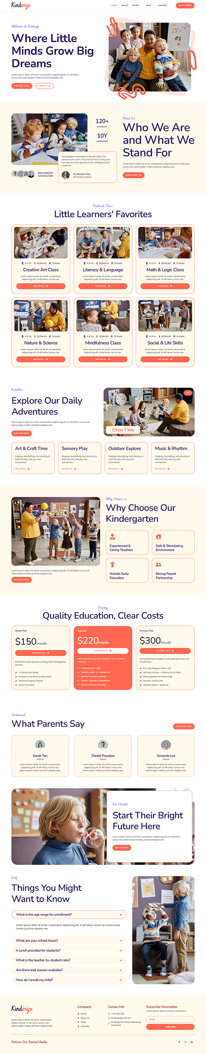 Home — Kindergo - Kindergarten & School Elementor Template