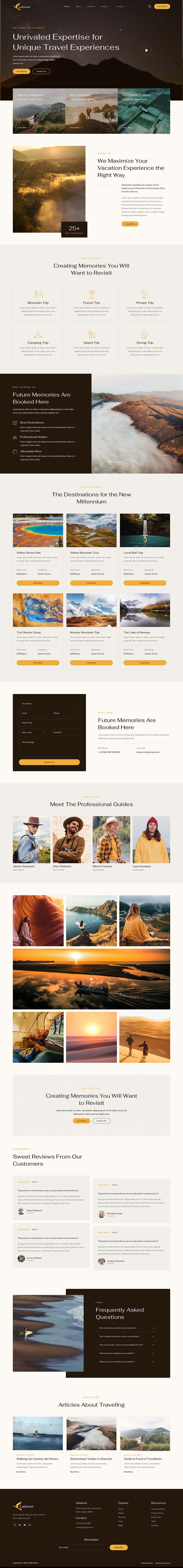 Home — Latravel - Travel and Tour Agency Elementor Template
