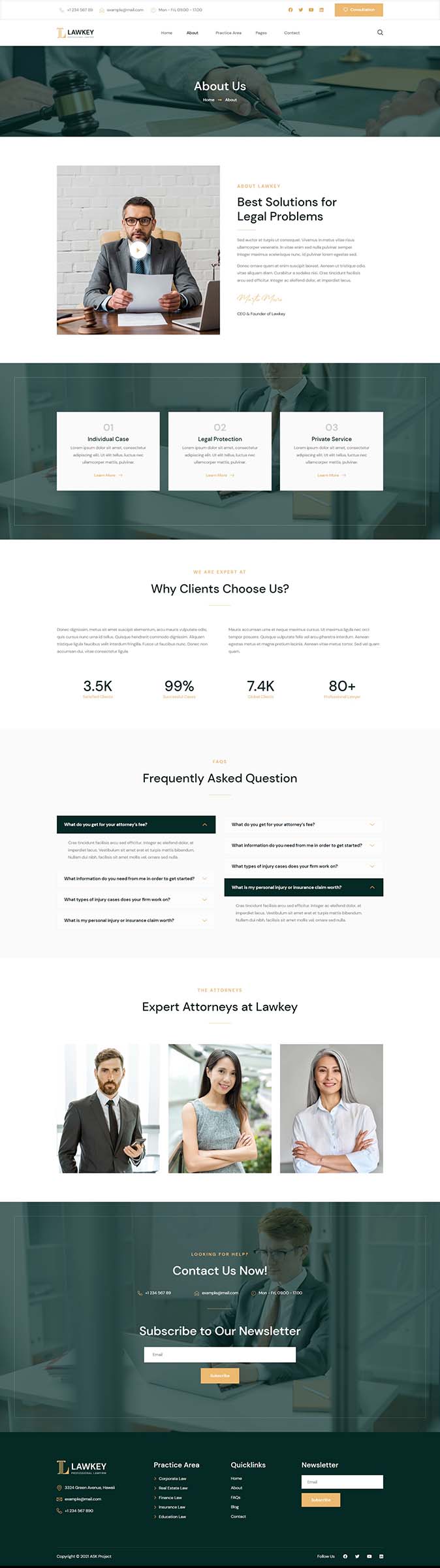 About — Lawkey - Law Firm & Attorney Elementor Template