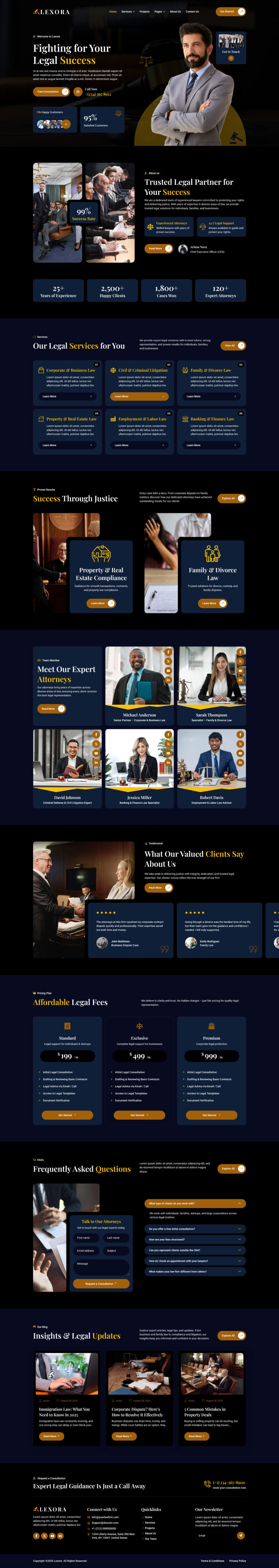 Home — Lexora - Law Firm & Attorney Elementor Template