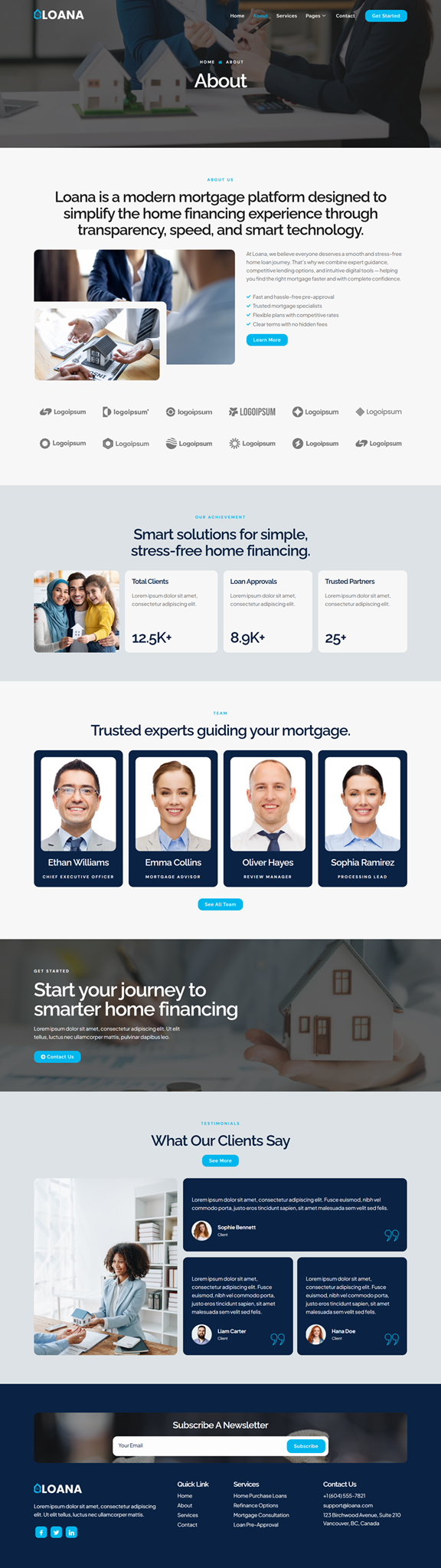 About — Loana - Home Loan & Mortgage Elementor Template