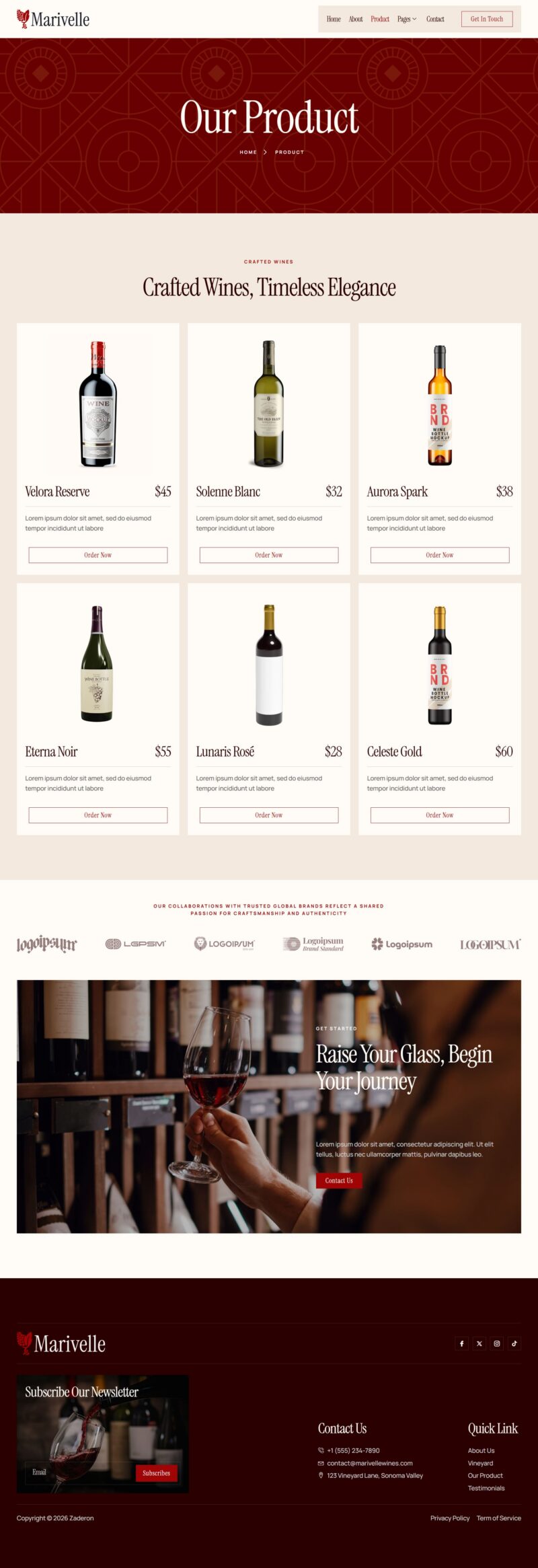 About — Marivelle - Wine and Vineyard Elementor Template