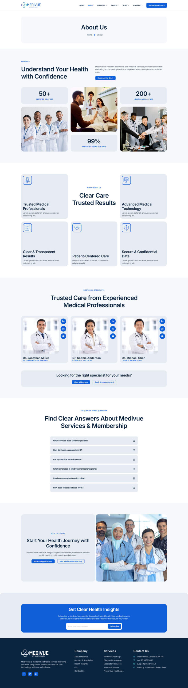 About — Medivue - Healthcare & Medical Services Elementor Template