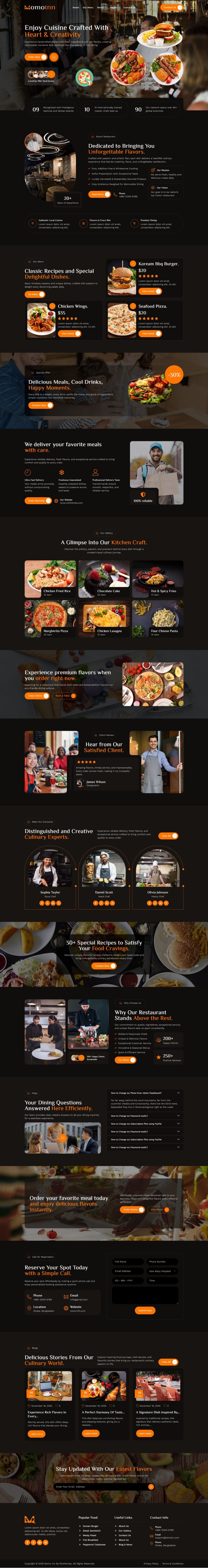 Home — MomoInn - Hotel & Restaurant Elementor Template