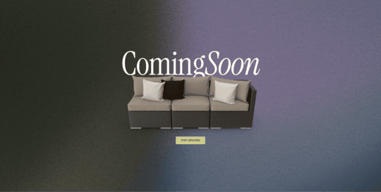 Coming Soon — Monorior Space - Gradient Interior Elementor Template