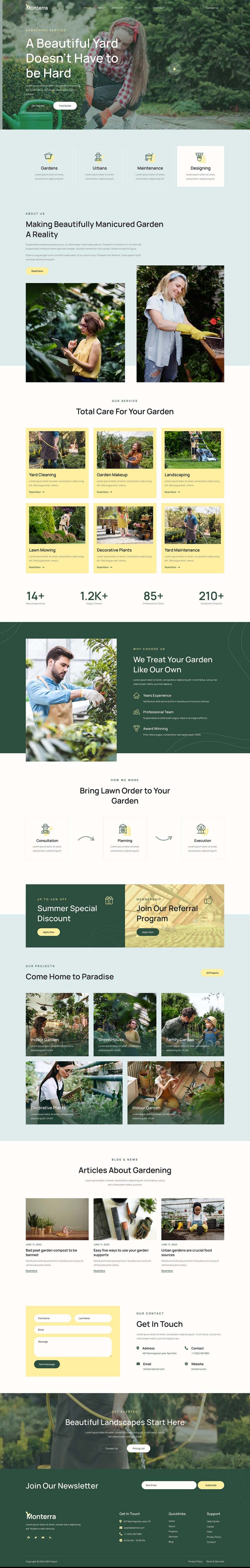 Home — Monterra - Gardening and Landscaping Elementor Template