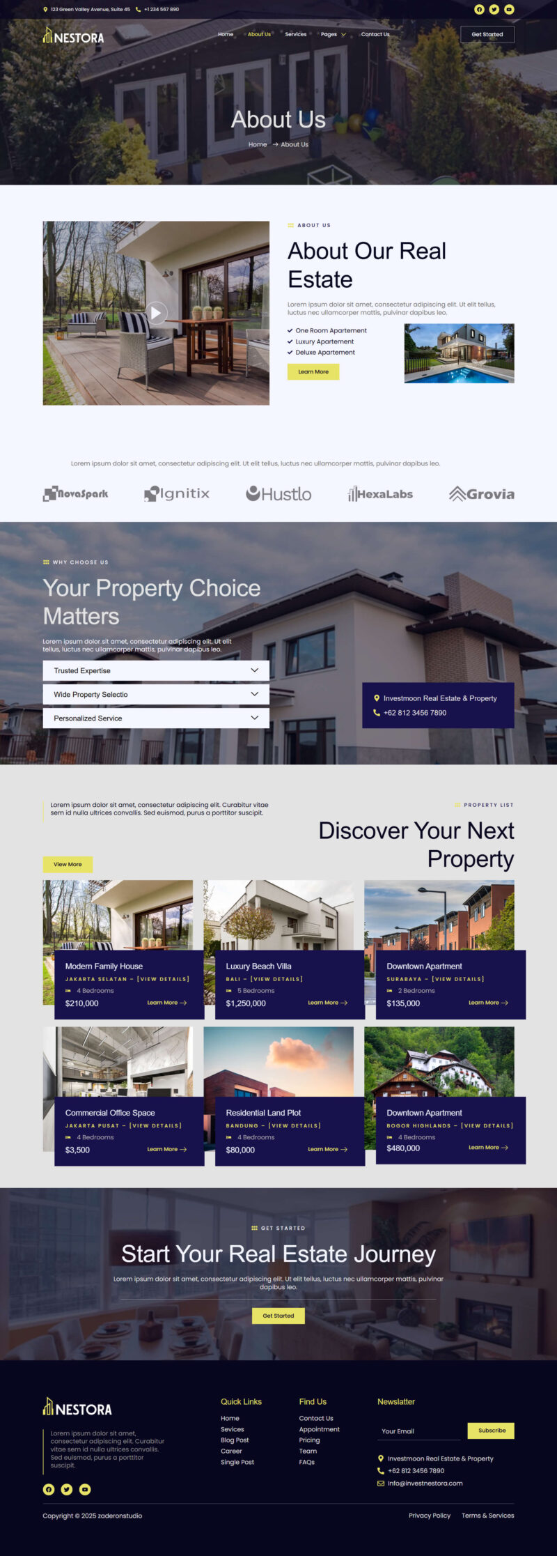 About Us — Nestora - Real Estate & Property Elementor Template