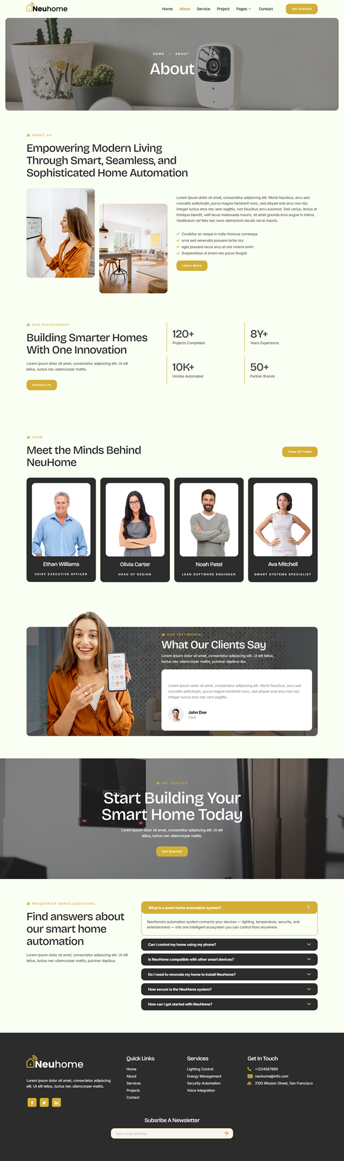 About — Neuhome - Smart Home Automation Elementor Template